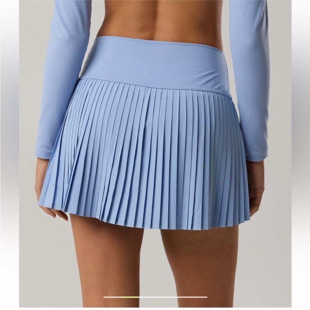 Aerie Light Blue Pleated Tennis Skort Size Small Tennis Prep - Picture 5 of 14